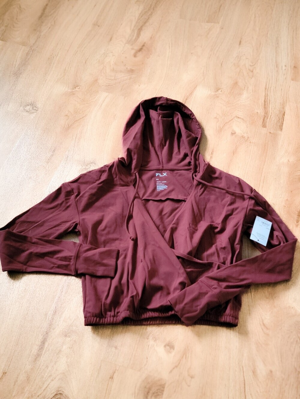 FLX Women's Travel/Leisure Top in Deep Wine Size XS